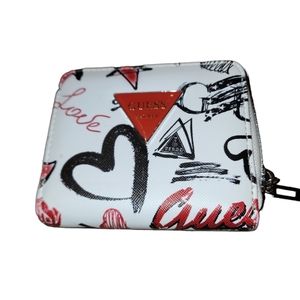 Guess Graffiti Zip Wallet